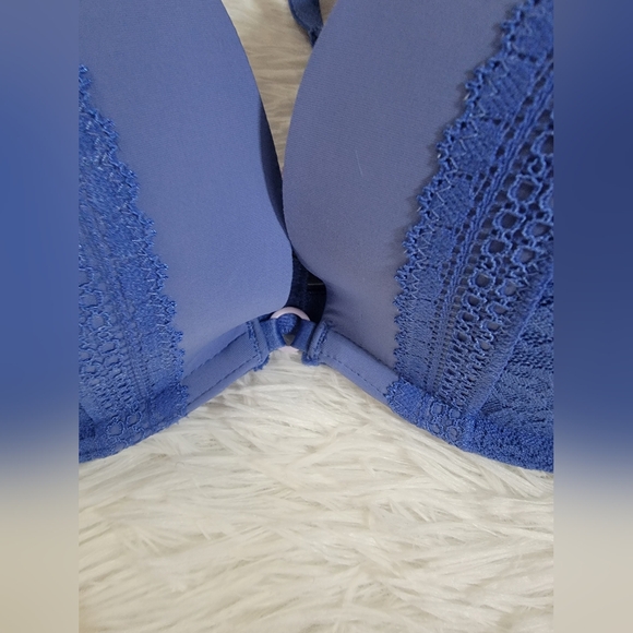 Aerie Blue Lace Bra 36B - Picture 5 of 15